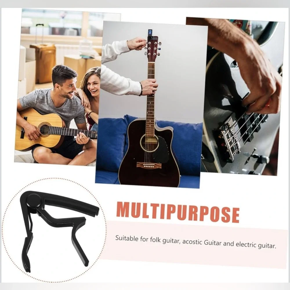 Metal Trigger Style Tune Guitar Capo Capo for Acoustic Black Guitar Capo